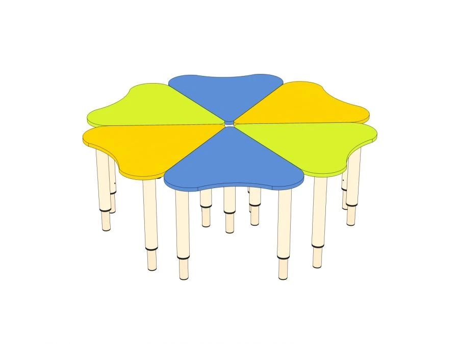 Children's table "Romashka 6" SDR-6(1-3)