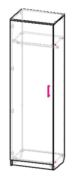 Wardrobe single-leaf G5