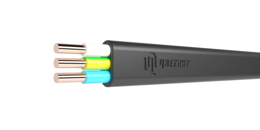 Wires for electrical installations, with insulation and sheathing made of polyvinylchloride plasticate, for voltage up to 450/75