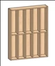 Hinged towel rack