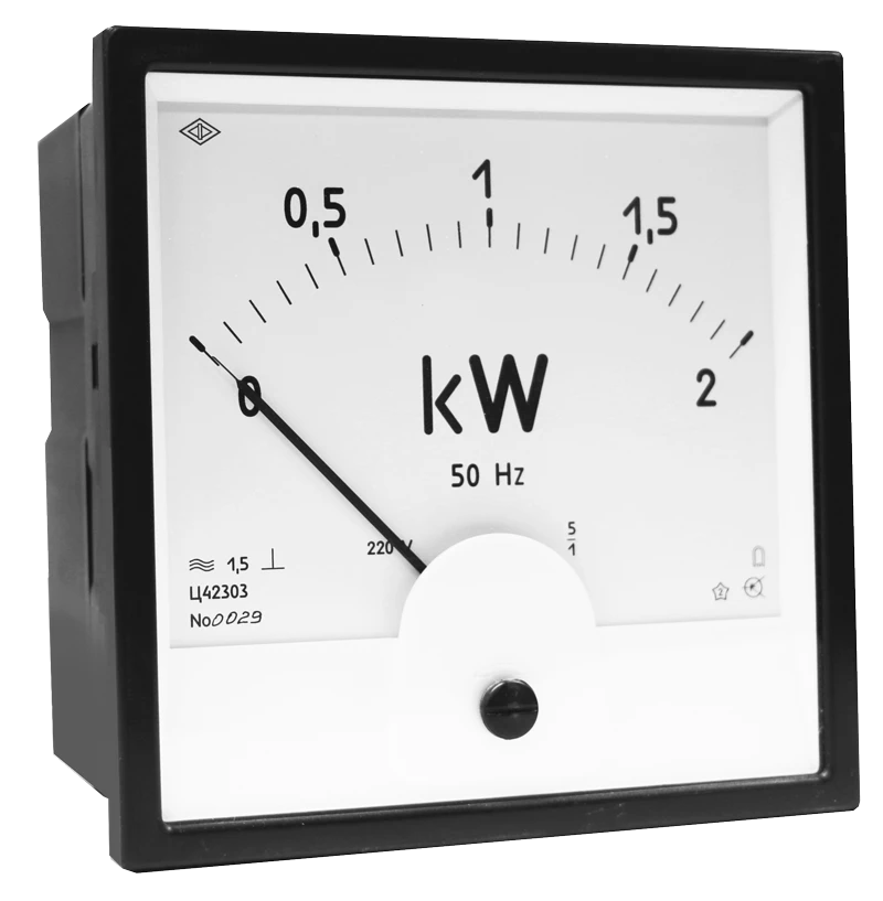 Shield wattmeters and varmeters Ts42303