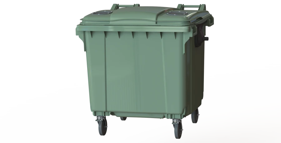Mobile waste bin 1100 l Art.29.C19.V (20.807.1.70.PE; 21.056.70.PE.V)
