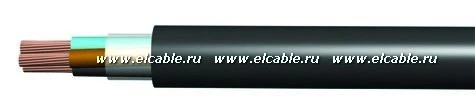 Flexible, non-combustible cable with a sheath made of halogen-free polymer compositions KGRUEng(A)-HF