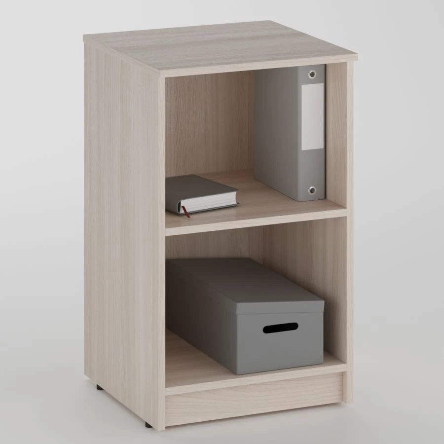 Stationary cabinet 1 shelf in niche
