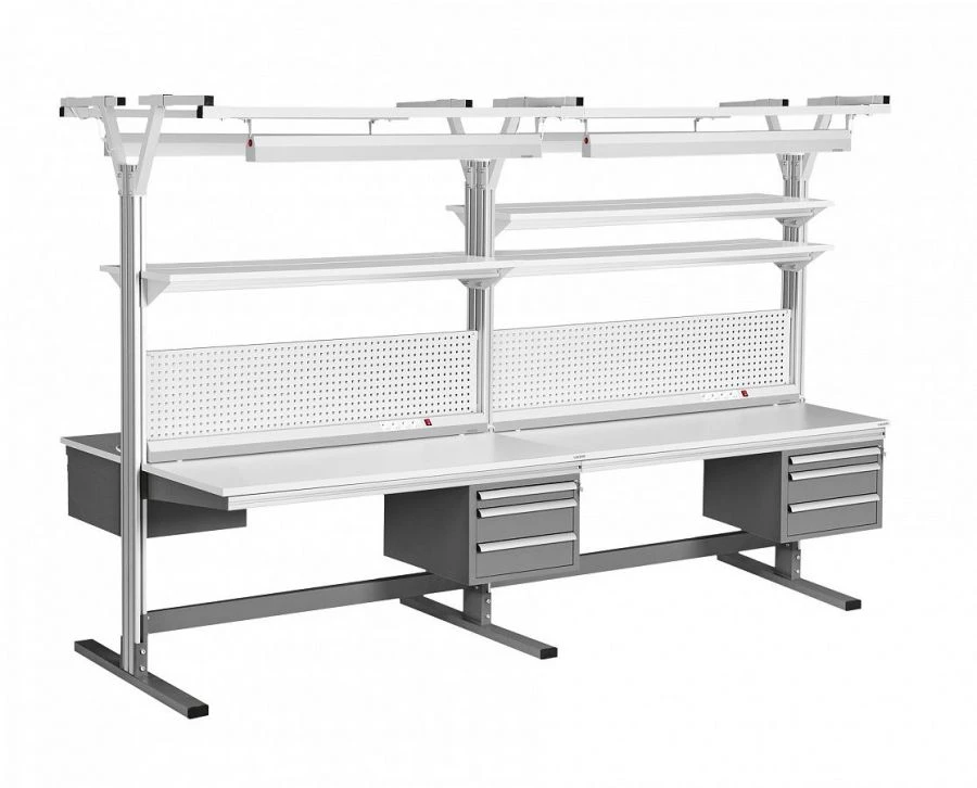 Industrial furniture, including antistatic (ESD), series "Alliance", Viking: AL-O/D, island workstation additional (