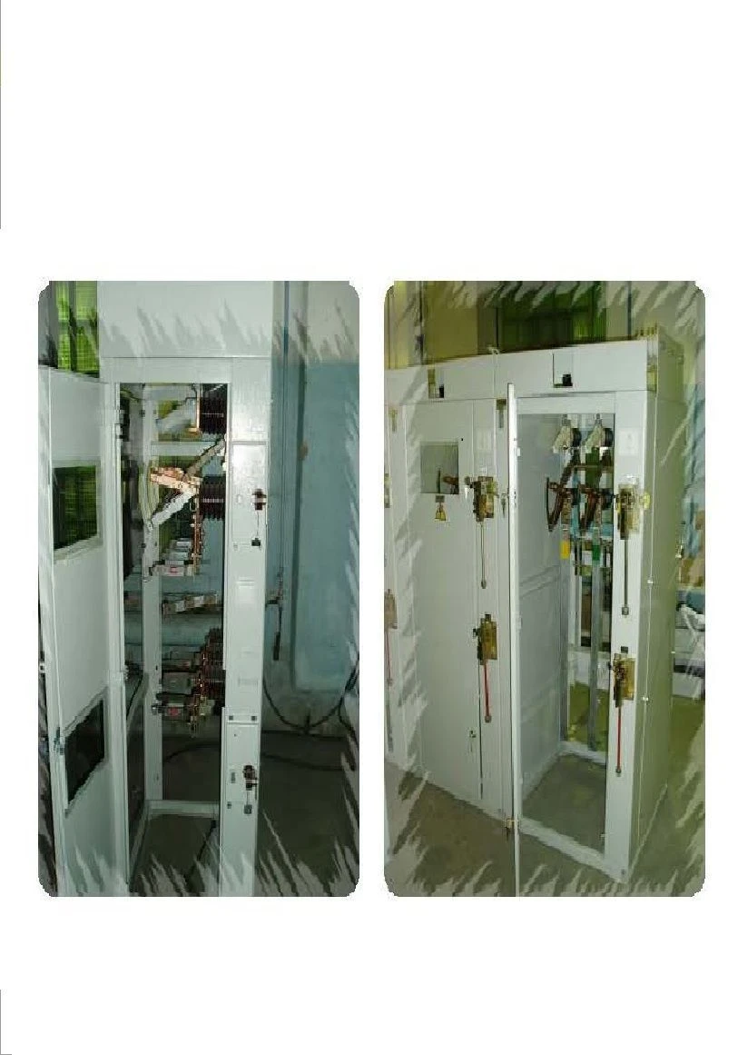 Single-sided service prefabricated chambers for rated voltage 6, 10 kV KSO-366M series