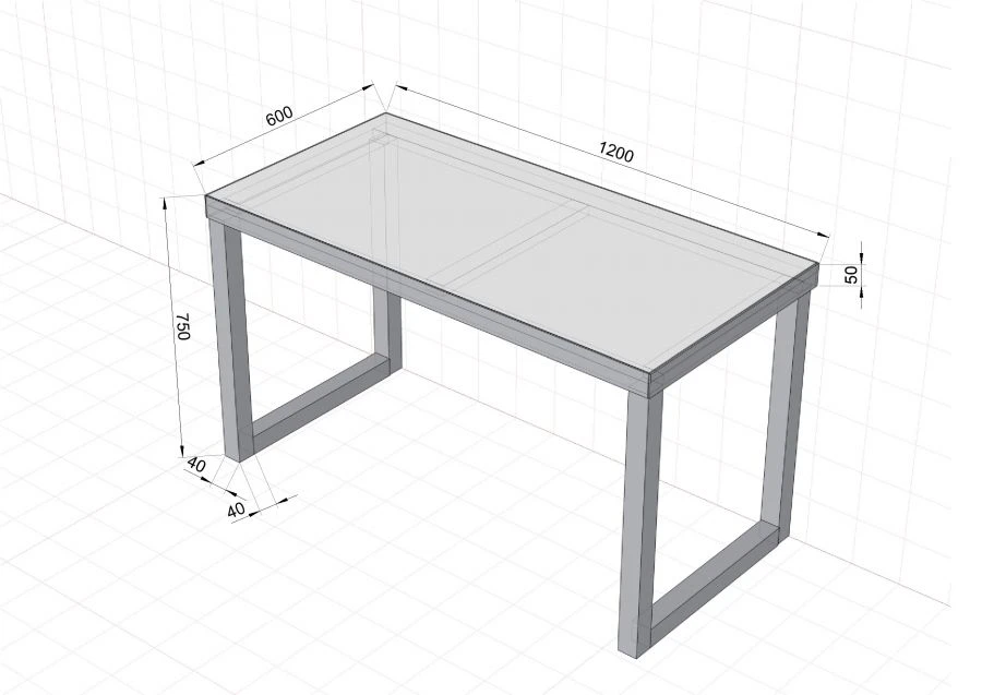 Double-seat pupil's table Article SOSH-12-6