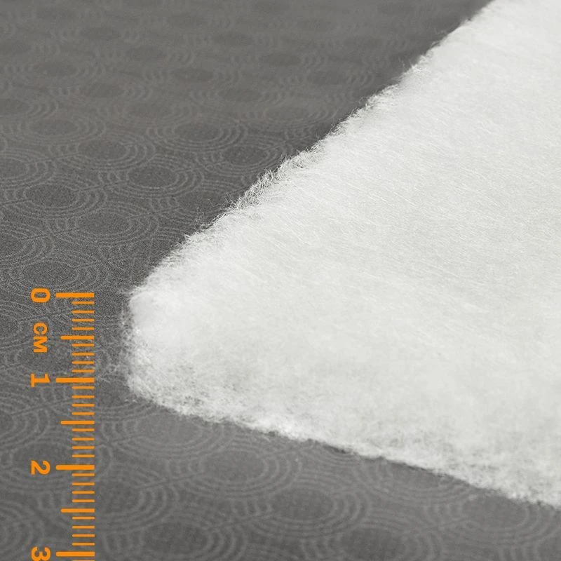 Nonwoven thermally cross-linked bulk nonwoven fabrics of "Hollofiber SOFT H" grade