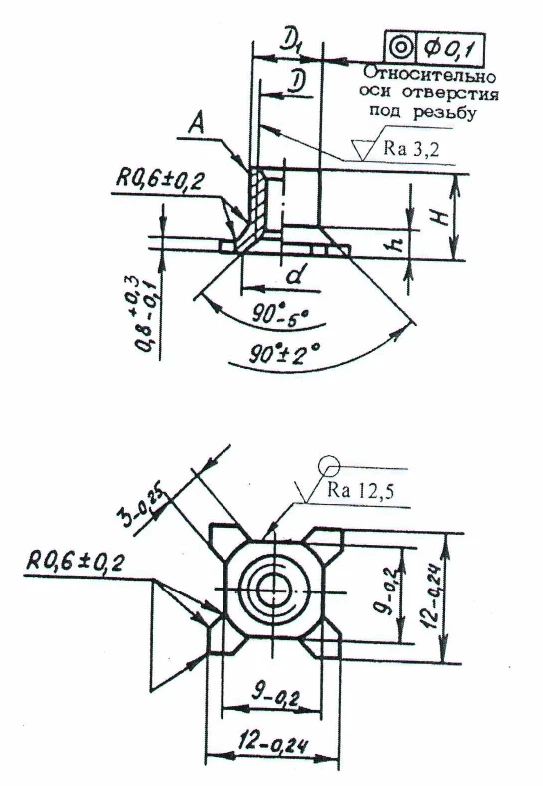 Self-locking nuts OST 1 37110-89