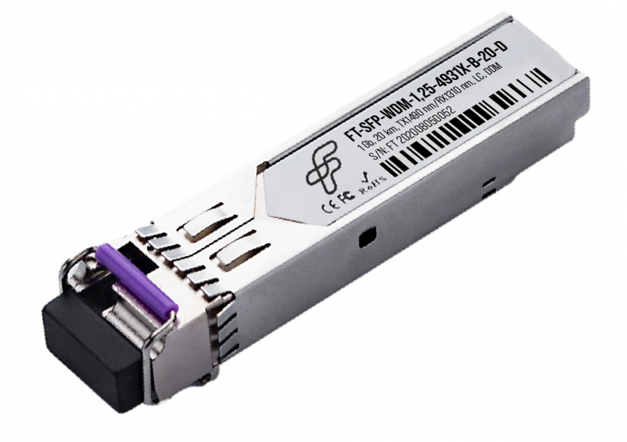 FT-SFP-WDM-1.25-4931X-20-B-D optical transceiver (transceiver)