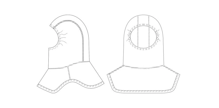 S-Armor type 2 heat resistant fireman's helmet