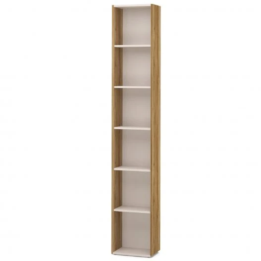 "SOHO" G7B-03.DT, Shelf unit, left end shelf 400 (oak), from the modular furniture set "SOHO".
