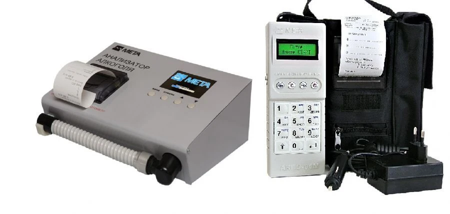 Analysers of ethanol vapour concentration in exhaled air AKPE-01-"Meta" in modifications: AKPE-01.01 (esp. AKPE-01.01, AKPE-01.