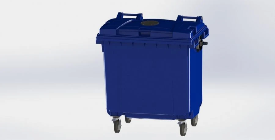 Mobile dustbin 770 l Art.26.C19.V/1 (20.804.60.PE; 21.053.60.V/1)