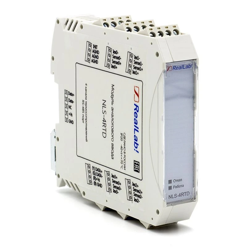 NLS-4RTD Module of analogue input of thermal resistance signals