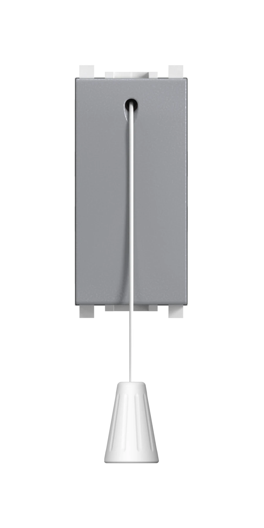 CADUCEUS ALING Experience Flush-mount switch with cord, 16AX, 250V~, 1M, silver, Art. 72117.S