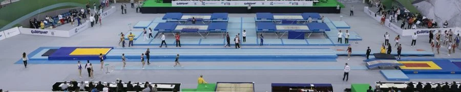 Acrobatic fibreglass track