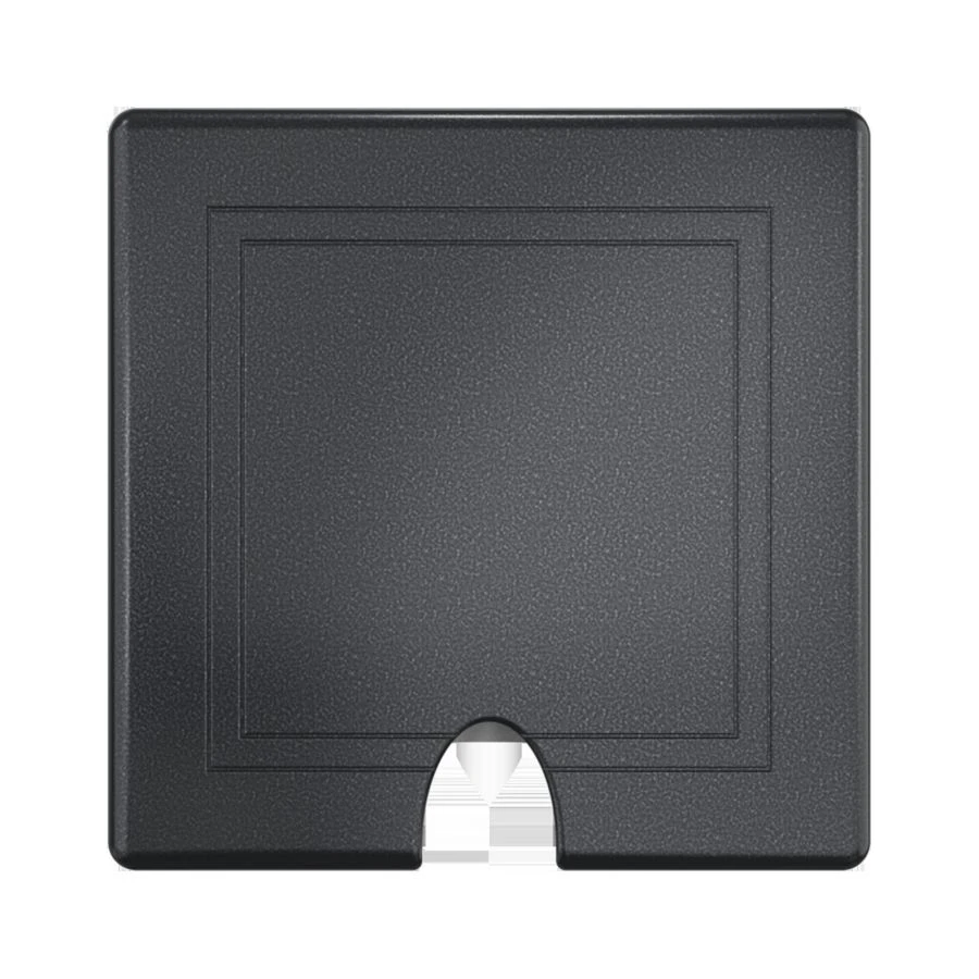 CADUCEUS ALING PRESTIGE Concealed wiring terminal box with cable outlet complete, up to 5x2, 5mm2, 440V~, black