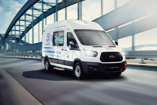 Special purpose vehicle, type 2327, modification 2327TT based on vehicle: Ford Transit FDD (CMF with GVW of 4600 kg) with twin w