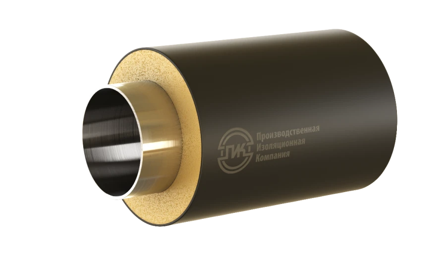 Steel pipes with thermal insulation according to GOST 30732, including with satellite (TVIN-effect), as well as with a channel f