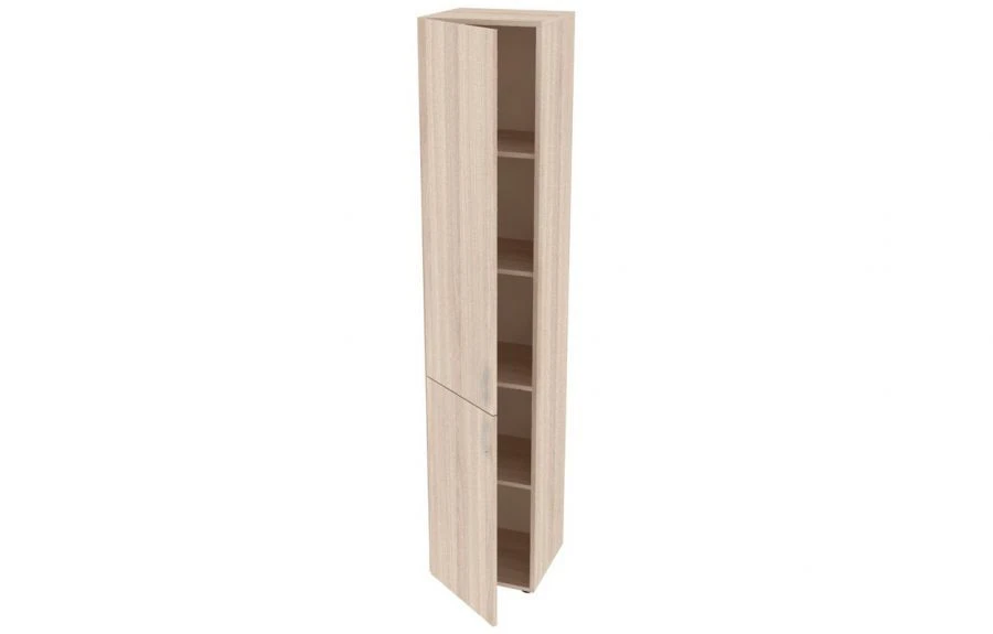 Closed narrow cupboard with 2 fronts 400x370x2000mm (WxHxH) 405.116