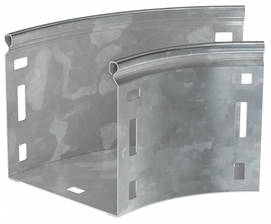 CPG01-0-45-100-100-300-HDZ Swivel smooth. 45grade type G01 ESCA 100x300mm HDZ IEK