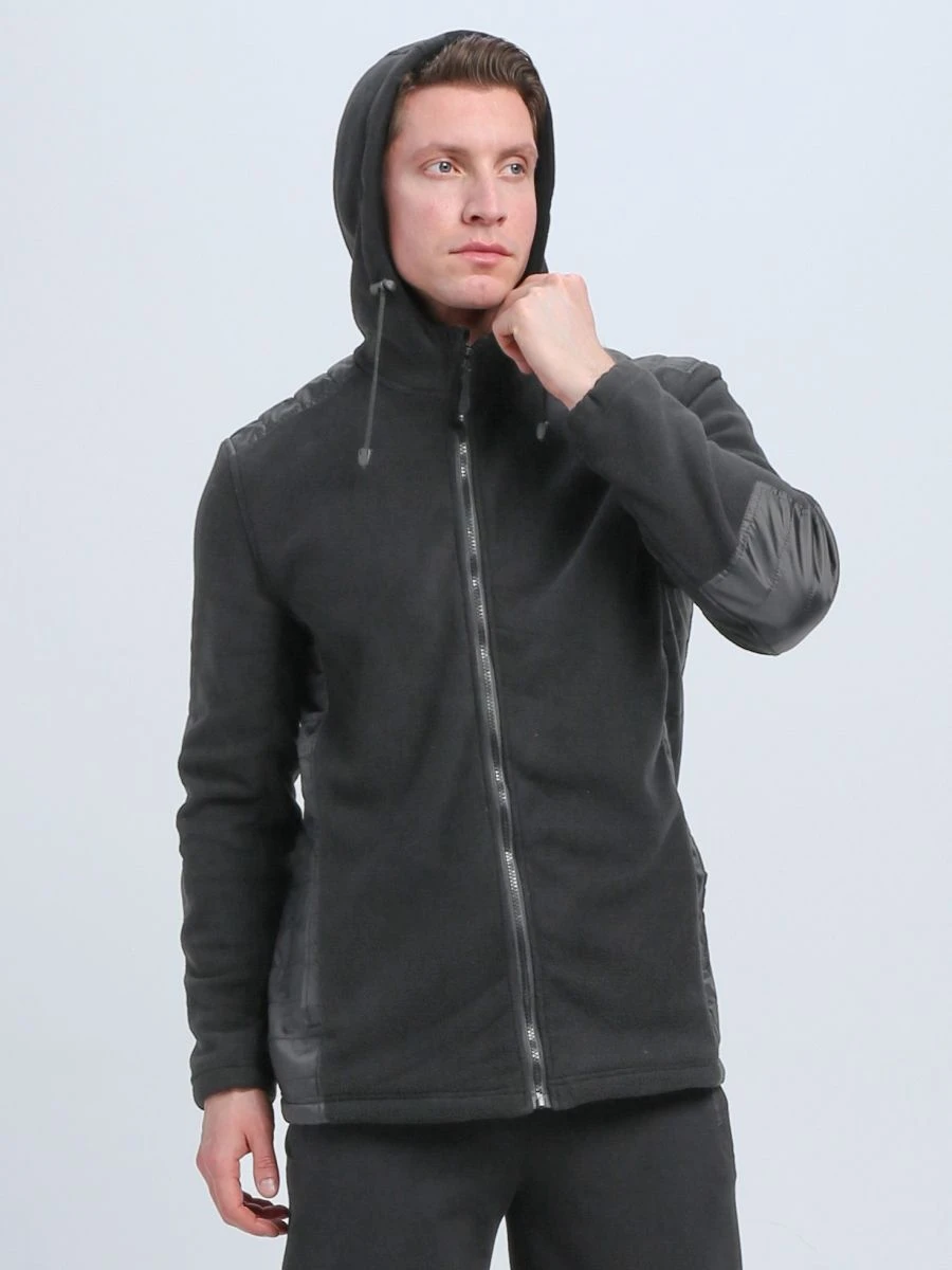 Hooded jacket Camp , t.grey , art. 87494817