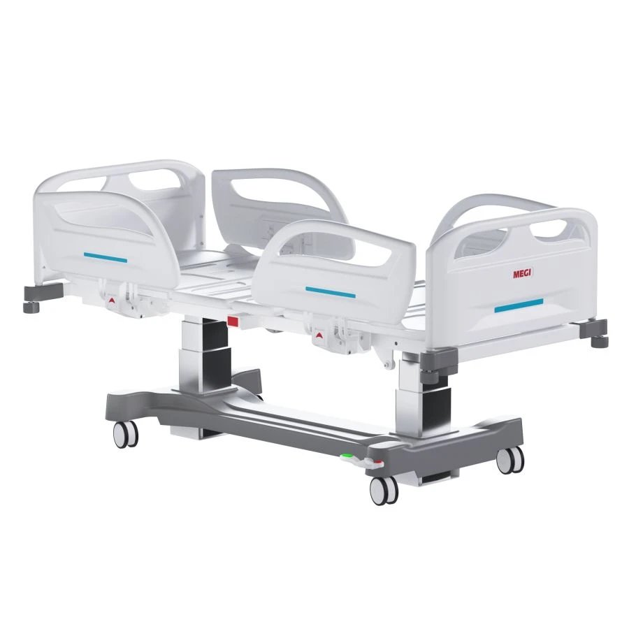 MEGI Meli 3 Medical functional bed with column type electric height adjustment, plastic backrests, n