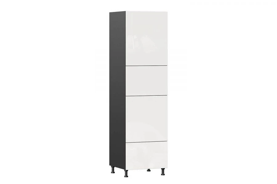 Sherwood LD.281210.000 Utensil cabinet front (set) (White gloss/Black )