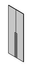 Doors high MDF. Set of furniture "Remo"