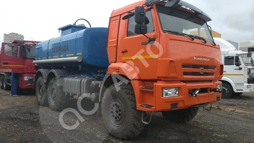 Service water tank truck on chassis KamAZ 43118 of modification 338213-02