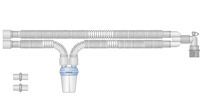 Respiratory devices for joint use with anaesthetic and resuscitation equipment, version: p