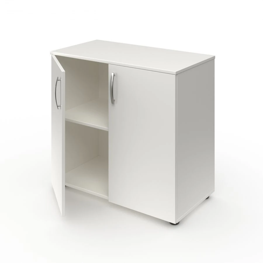 Closed cupboard for teaching aids, low
