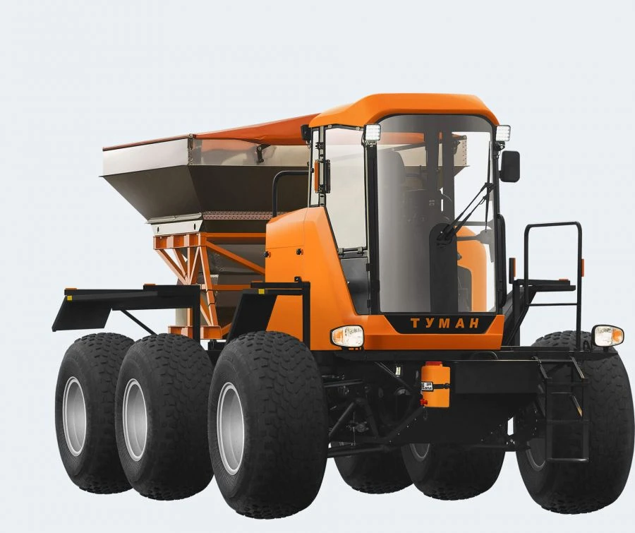 Self-propelled TUMAN-3 self-propelled sprayer-spreader complete with replaceable technological equipment (TUMAN-3 spreader)