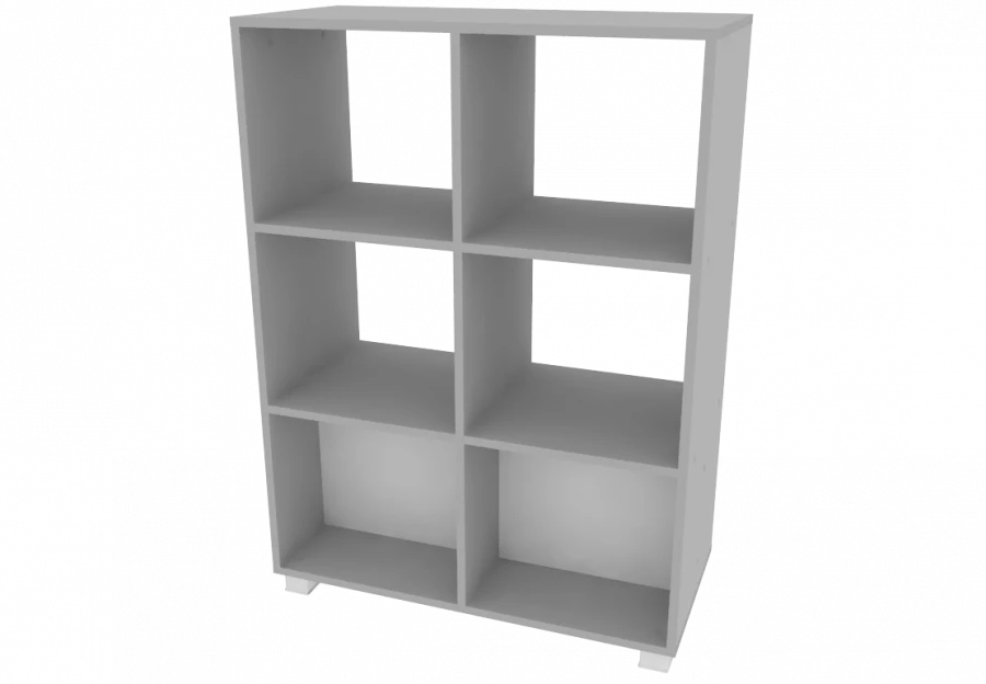 Shelving unit open double-sided 6 cells 798x380x1104mm (WxHxH)