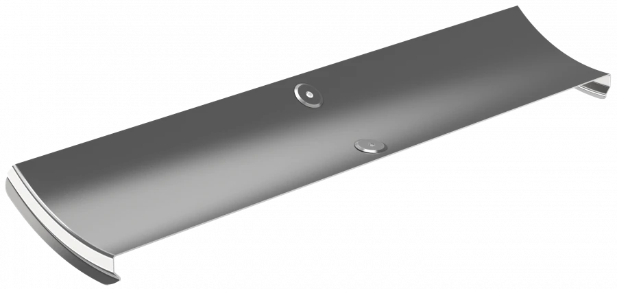 CPV51D-0-45-600-08 Smooth turn cover. 45° type B10 ESCA 600mm IEK