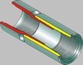 Drill pipe lock (nipple and coupling) long version NKT-73