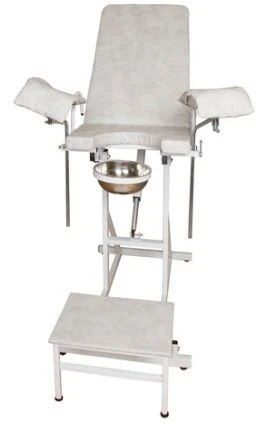 Stationary gynaecological chair with fixed height seat and adjustable backrest KGS-02-"Diakoms" according to TU