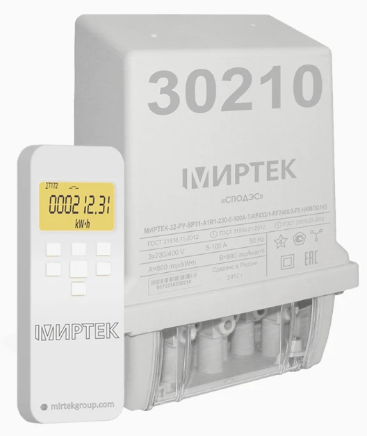Electric energy meters three-phase multifunctional "MIRTEK-32-RU". Case SP31
