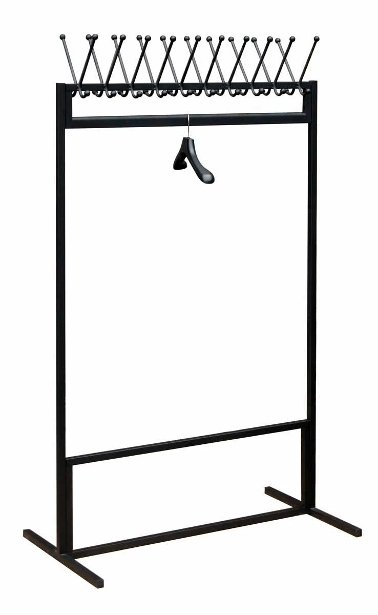 Metal coat rack