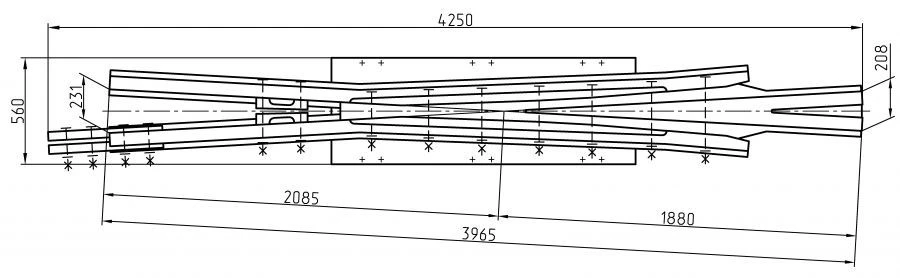 CRESTONE of type P50 of mark 1/9 (project 2099.M3.000)