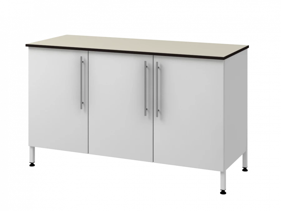 Wall-mounted table on supporting metal cabinet 1500 PTDLg