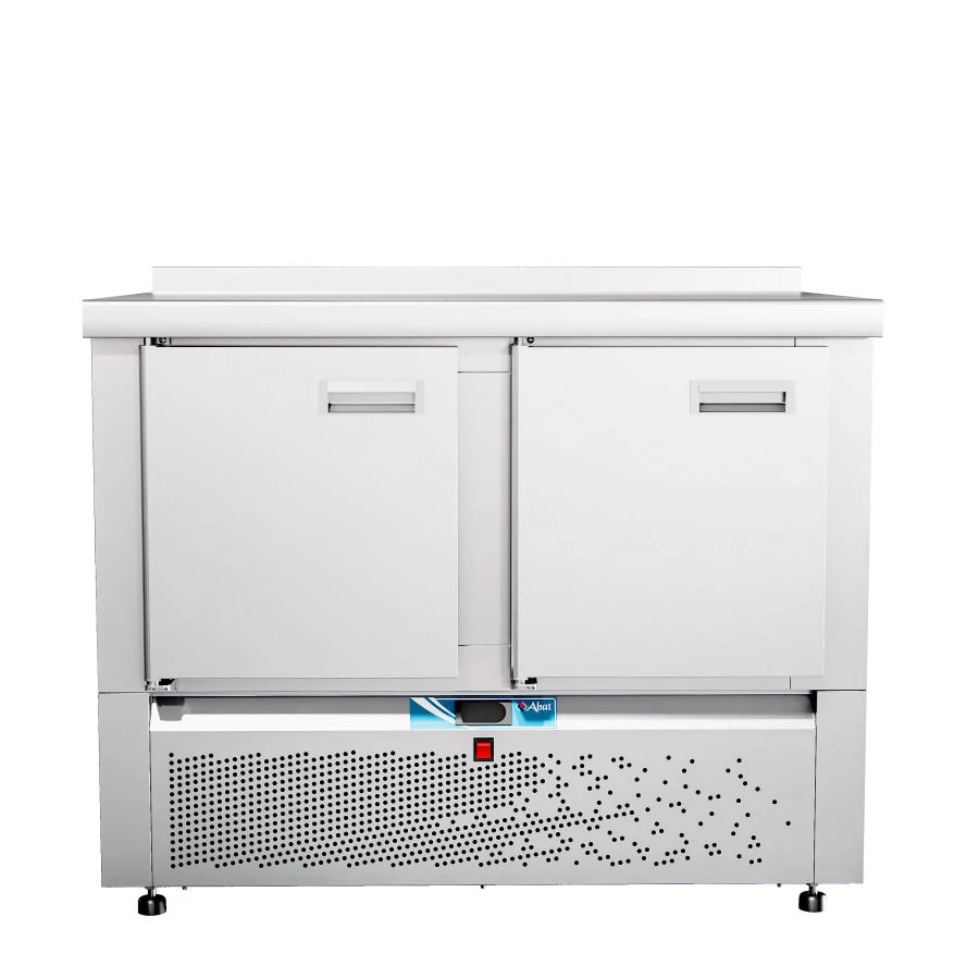 Refrigerated medium-temperature tables (counters) with lower arrangement of the unit ???-70?-01 and its variations