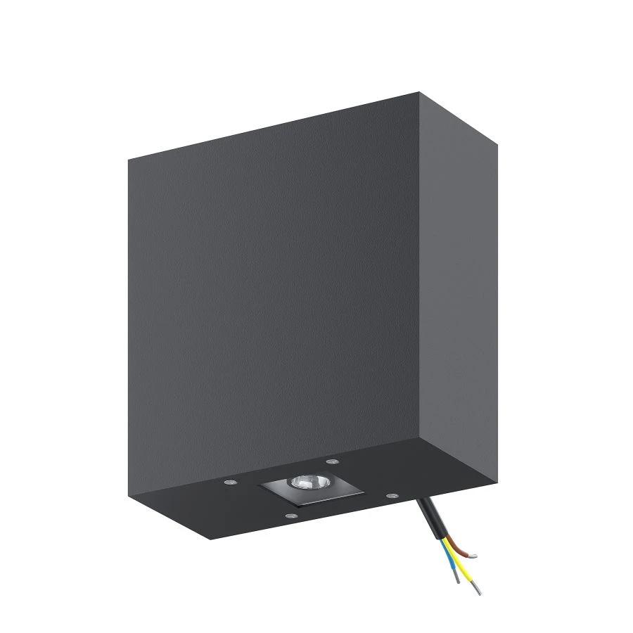 Architectural luminaire SVETHOLL Til up and down wall-mounted L140 B95 H140 power supply unit in LED 4W housing