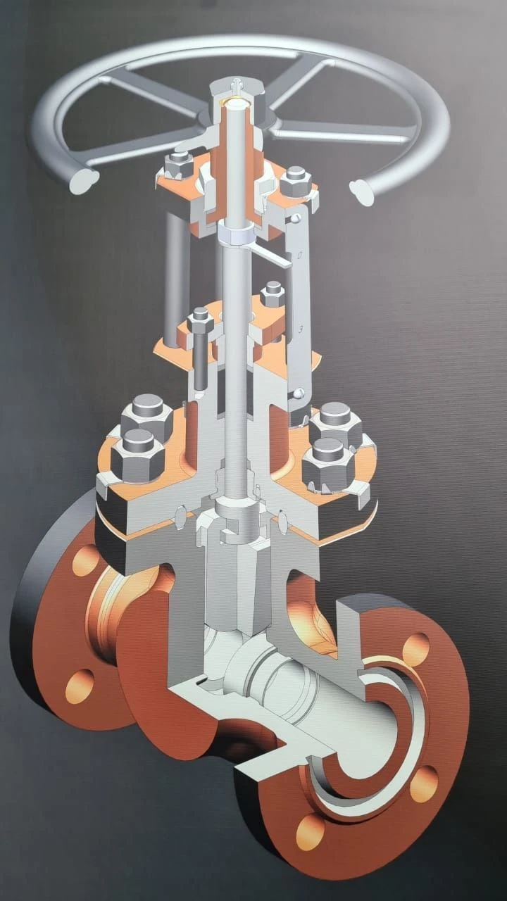 Wedge gate valve of series (type) GV DN 15-1400 PN 1,6-105,0 MPa