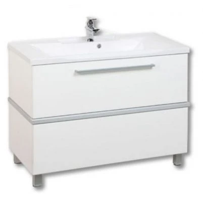 Undermount sink cabinet Aquaton Turin 100 c silver panel 1A121701TU7801.A121.7.01T.U78.0