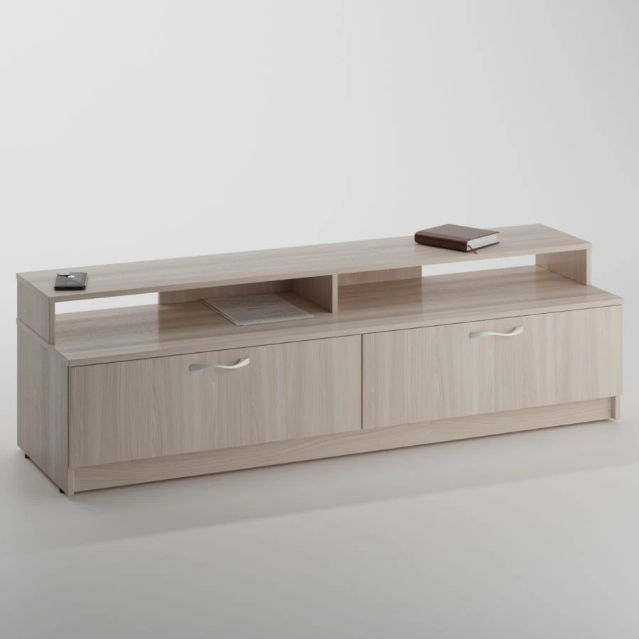 Side table with 2 drawers. 2 narrow niches