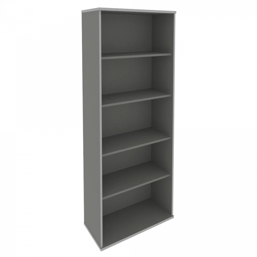 Wooden office shelving units Riva series