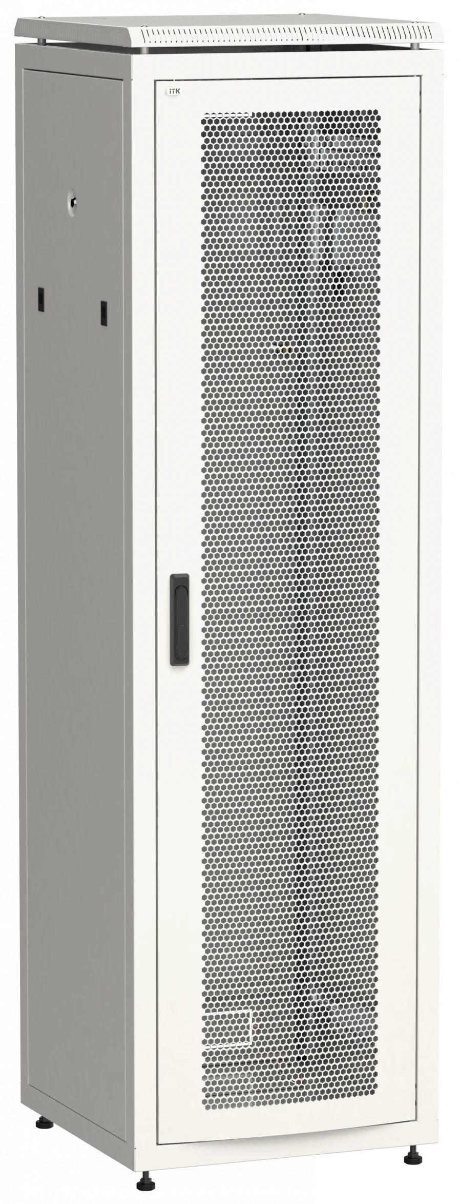 LN35-33U68-P ITK Network cabinet 19" LINEA N 33U 600x800 mm perforated front door grey