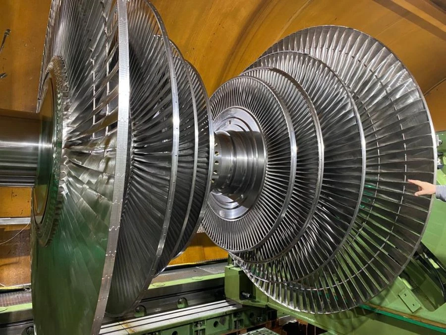 Set of subassemblies and parts of CND flowing part for steam turbine K-210-130 of power unit st.? 8 (stock No.1709) of Primorska